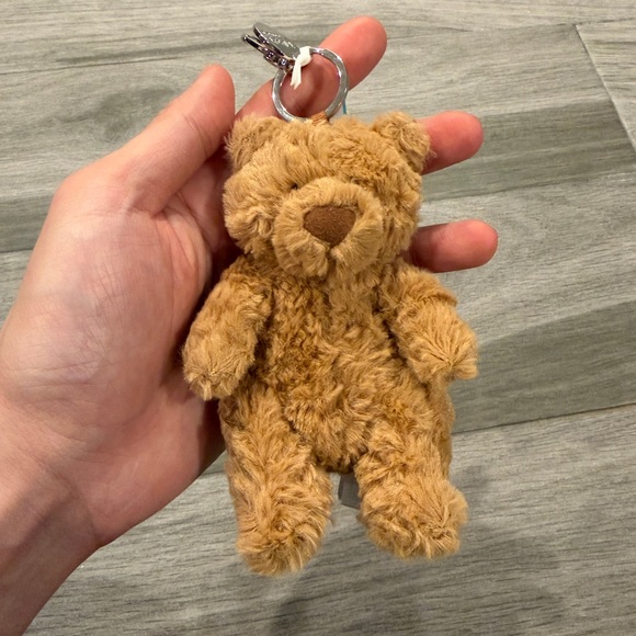 Jellycat Bartholomew Bear Bag Charm Plush Keychain BAR4BC - Picture 2 of 6